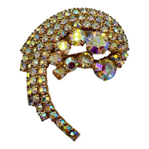 Aurora Borealis Brooch in Weiss Model