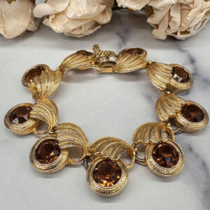 Hobe Gold-Tone Rhinestone Bracelet