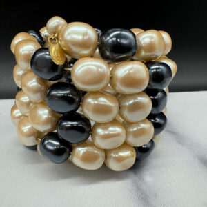 Monet Imitation Pearl Wrap Bracelet